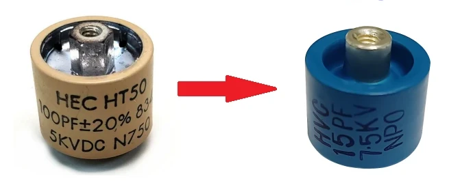 High Voltage RF Power Capacitors
